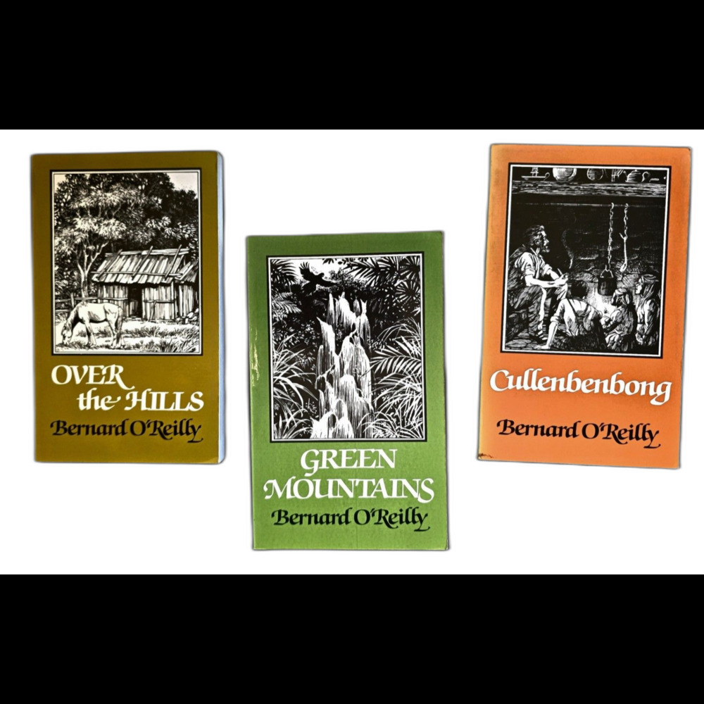 Bernard O'Reilly 3 Paperbacks Over the Hills, Green Mountains & Cullbenbong 1975